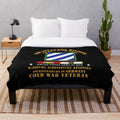 Army 3rd ID Germany Cold War Service Plush Blanket