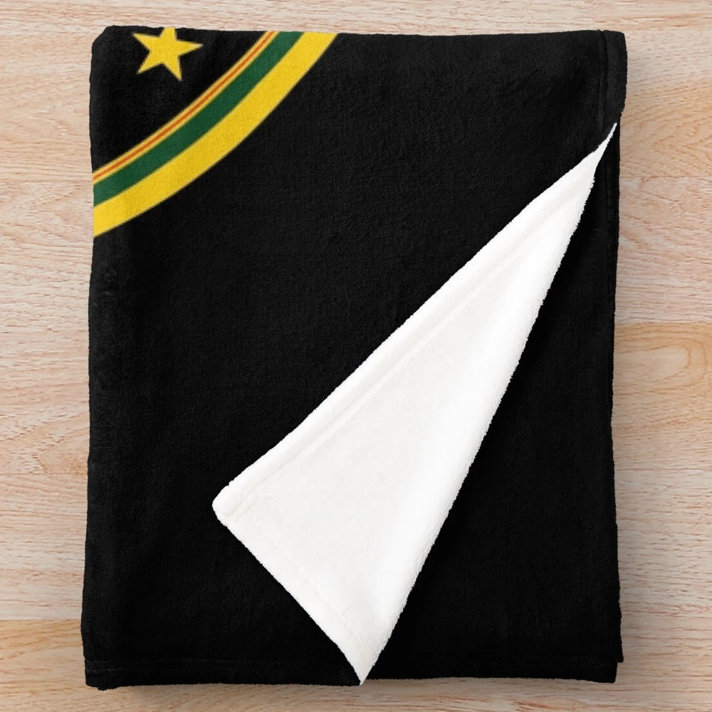 Army Inspired Plush Blanket with US Army Retired Design