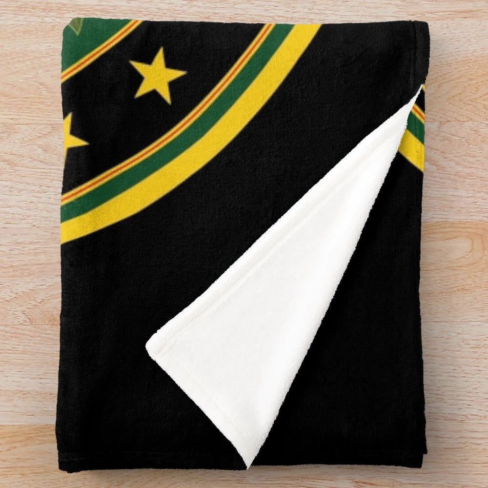 Army-inspired plush blanket for US Army veterans and military supporters