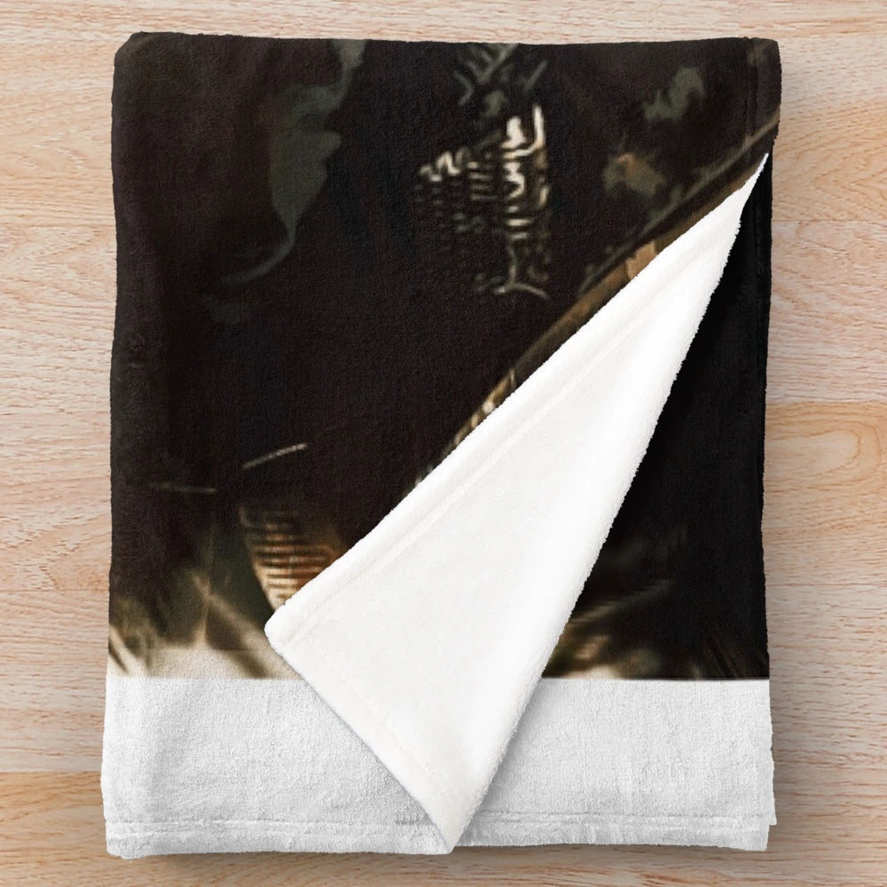 Arnold Schwarzenegger Commando movie-inspired plush blanket