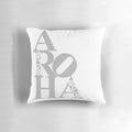 Aroha (Love) New Zealand Kiwi Decorative Throw Pillow