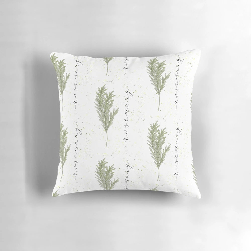 Rosemary Pillow with Fresh Herb Scent