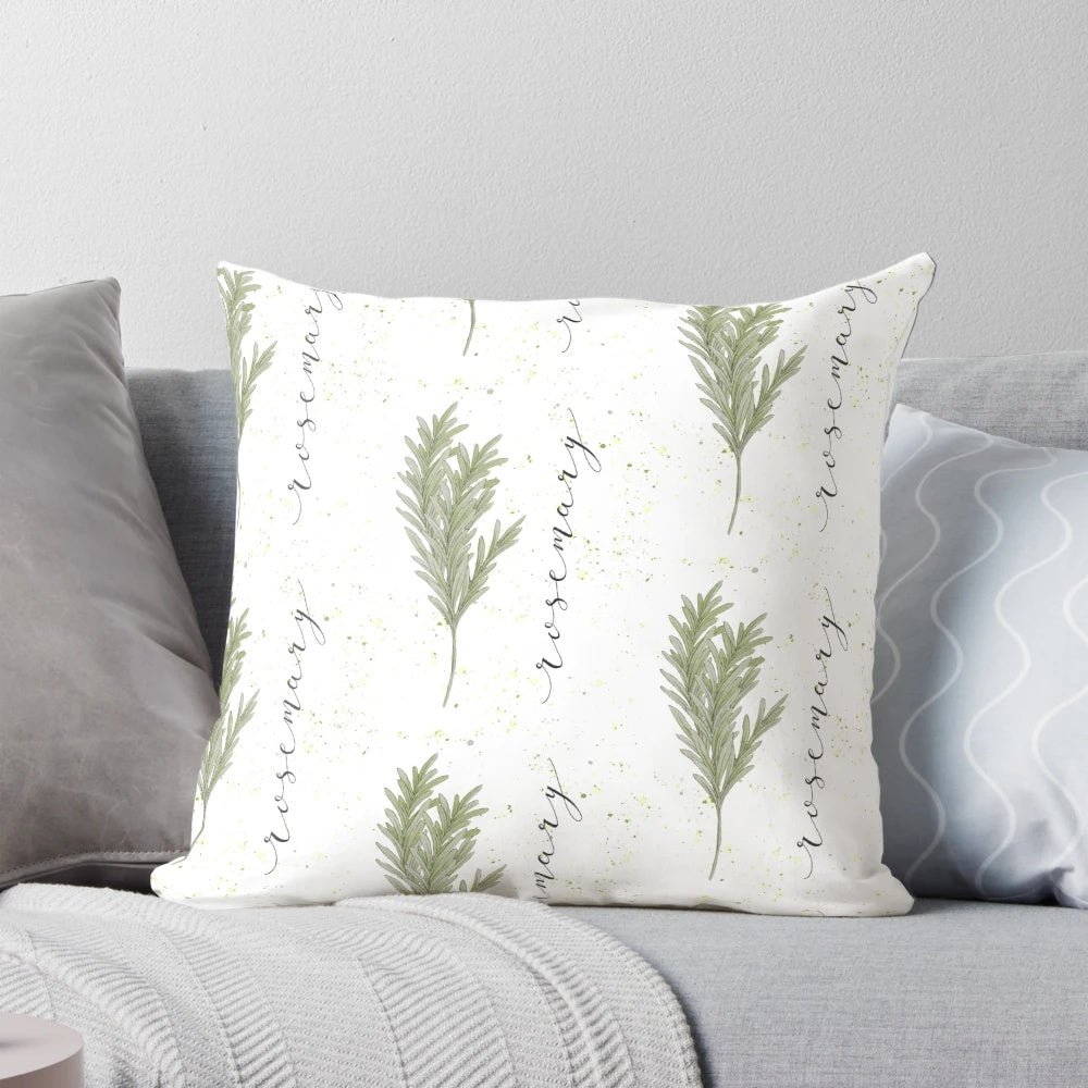 Rosemary Pillow with Fresh Herb Scent