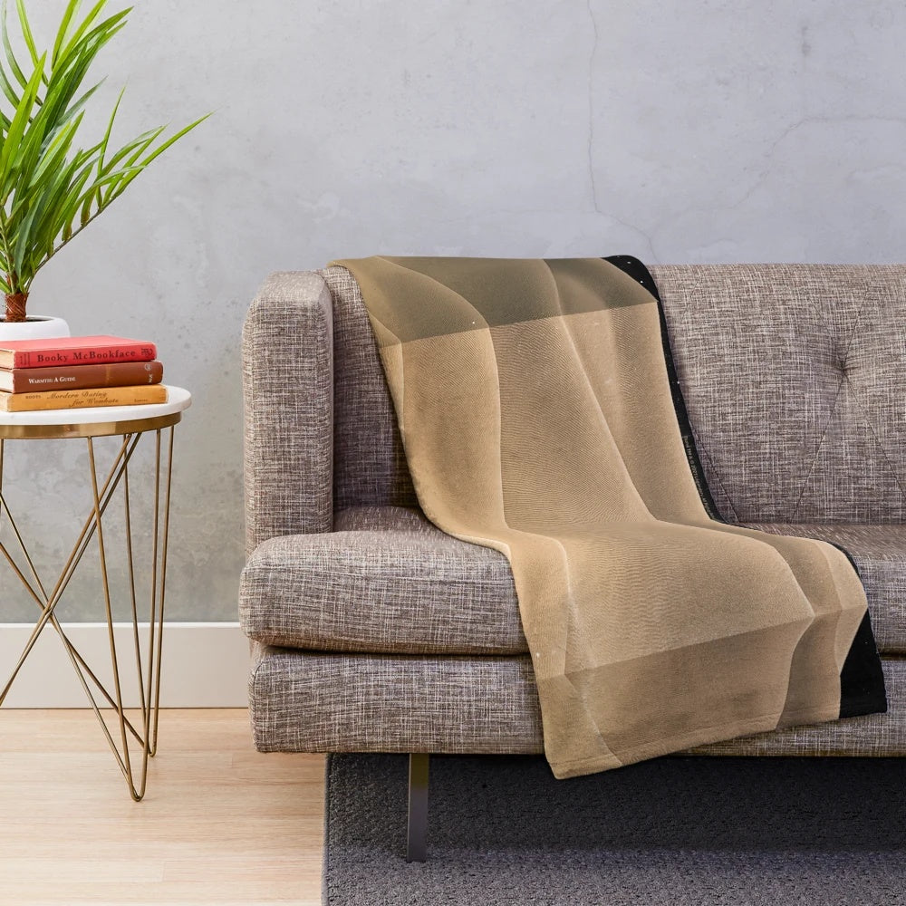 Dune-themed plush blanket featuring Arrakis imagery