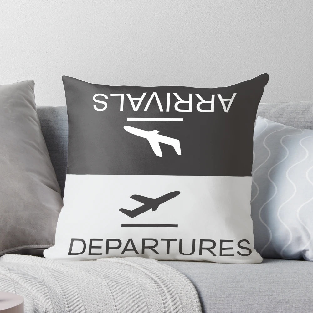 Flight Arrival and Departure Pillow for Comfortable Travel