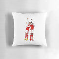 Arsenal FC Pillow Featuring Bukayo Saka and Martin Odegaard Celebration