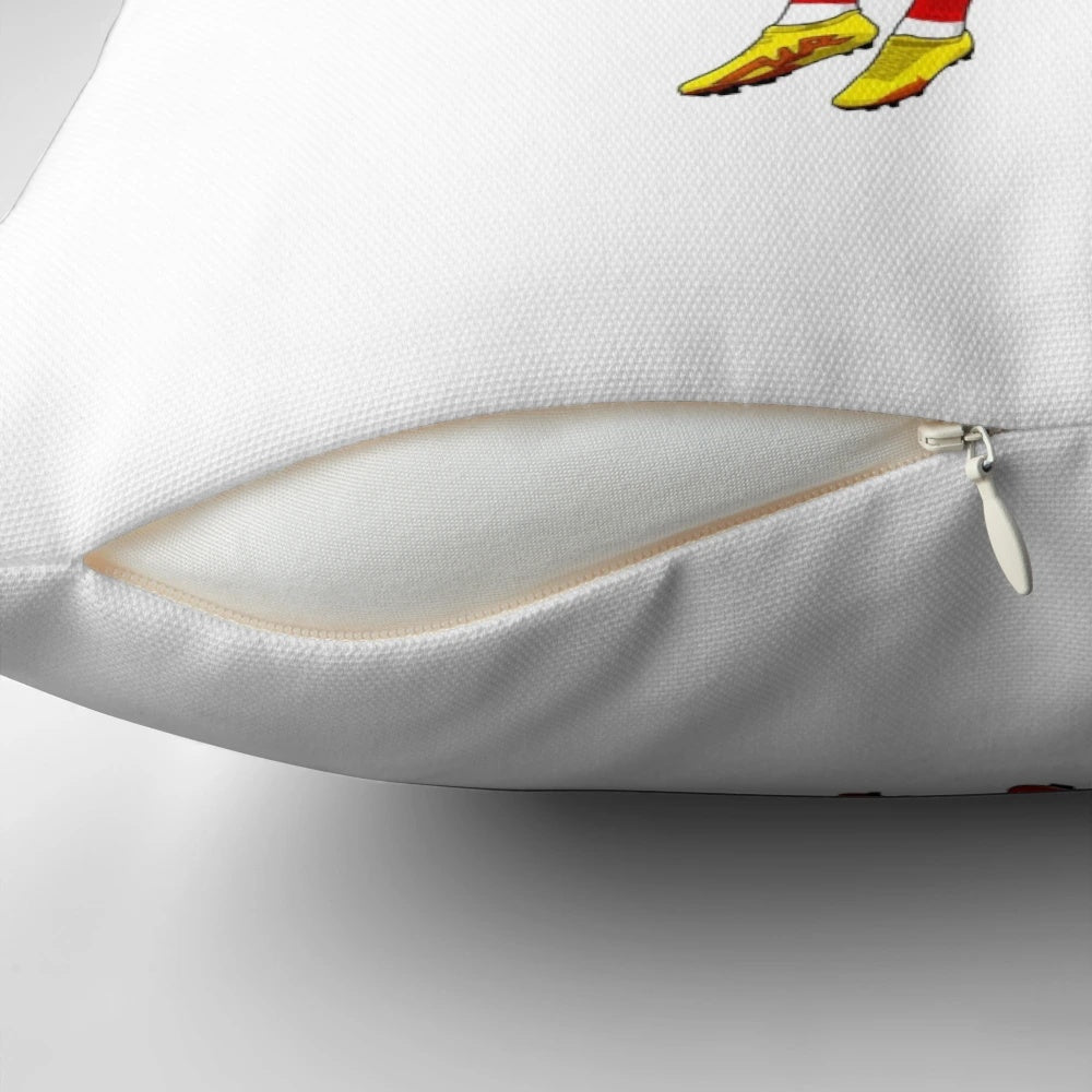 Arsenal FC Pillow Featuring Bukayo Saka and Martin Odegaard Celebration