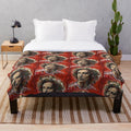 Arsenal Football Club Plush Blanket with David Luiz