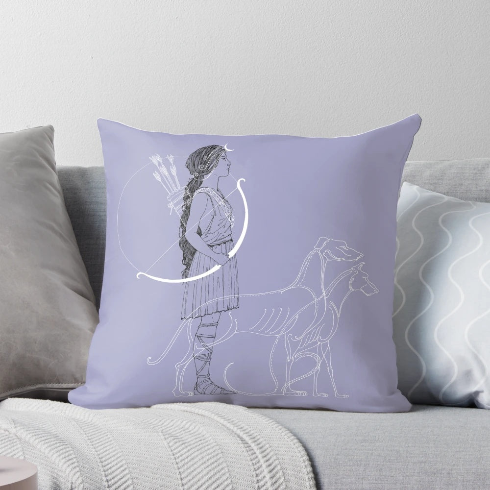 Artemis Pillow - Embrace the Divine Sleep of the Goddess Artemis