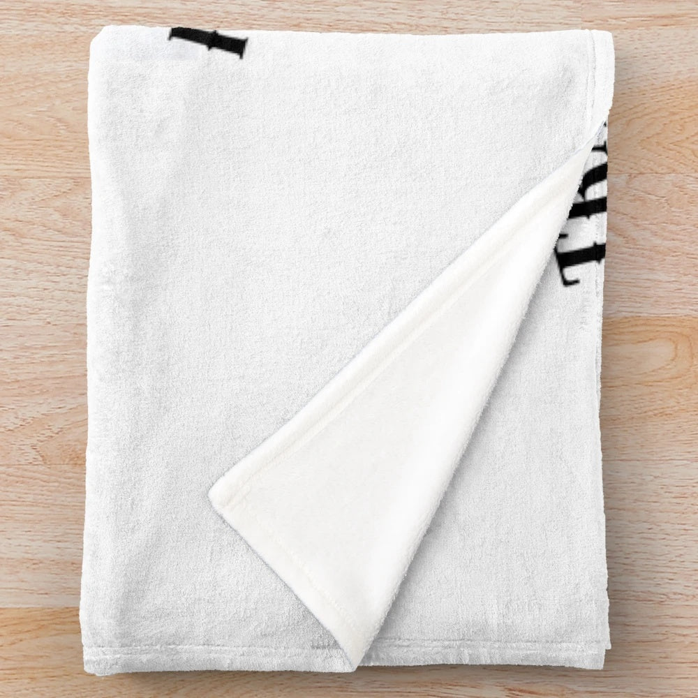 Plush blanket featuring a tattoo design, showcasing artistic expression