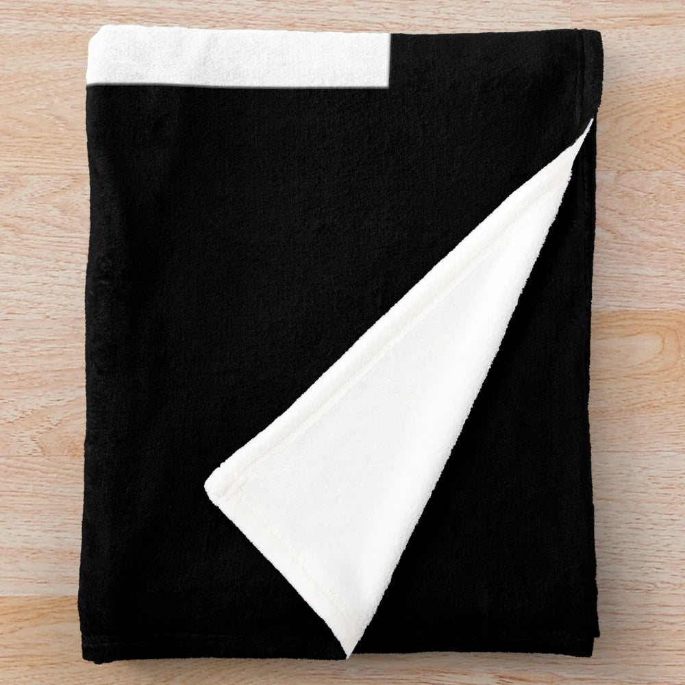 Plush blanket featuring an abstract, minimalist portrait of jazz musician Roy Ayers