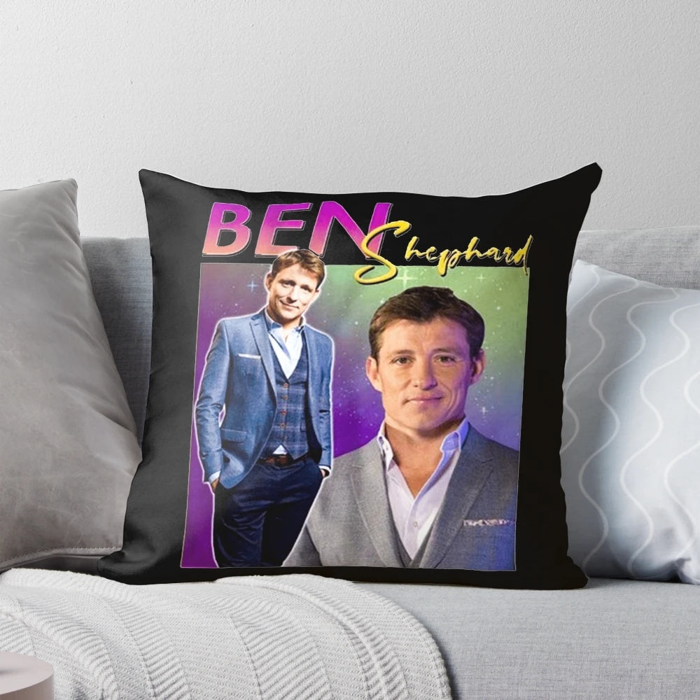 Beautifully crafted pillow featuring Ben Shepherd-inspired artwork