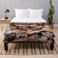 Maya Hawke Photo Collage Plush Blanket