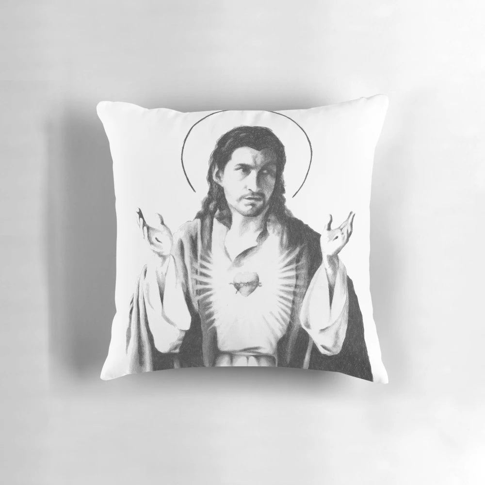 Artistic Pillow with Alex Turner Inspired by Jesus