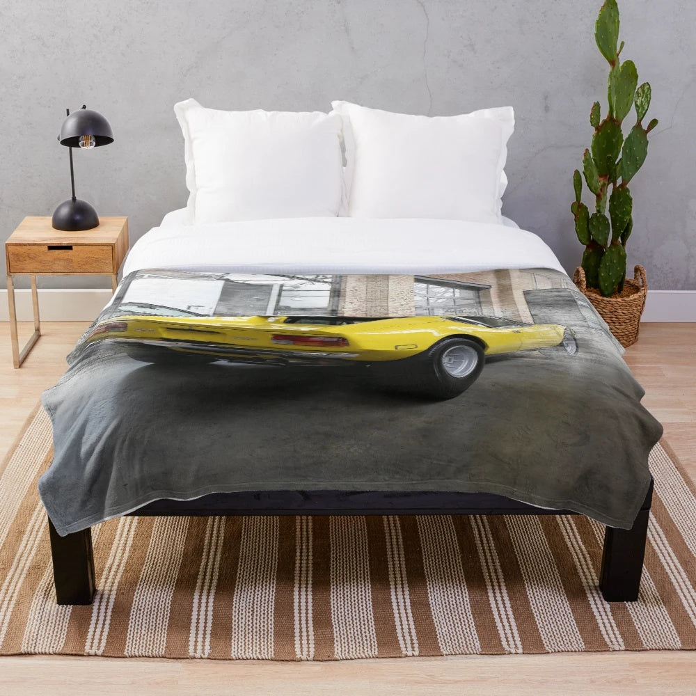 DeTomaso Pantera Inspired Plush Blanket