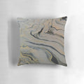 Vibrant pour painting design on a plush decorative pillow