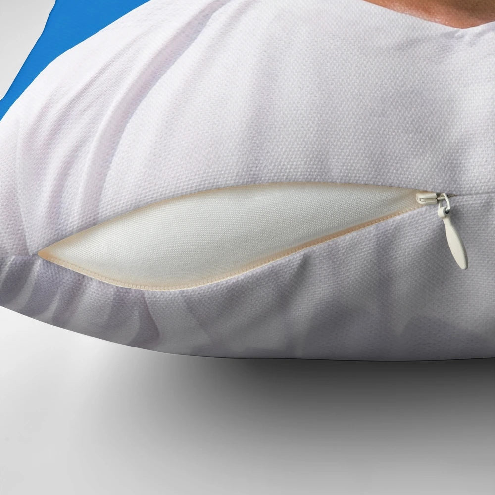 Artistic illustration of tennis player Rafael Nadal on a pillow