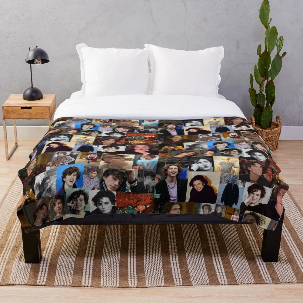 Timmy Collage Plush Blanket