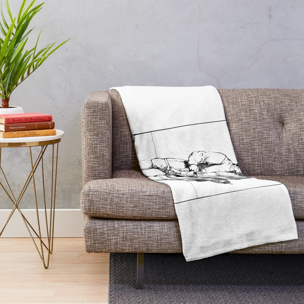 Calsettaro arts of bologna plush blanket