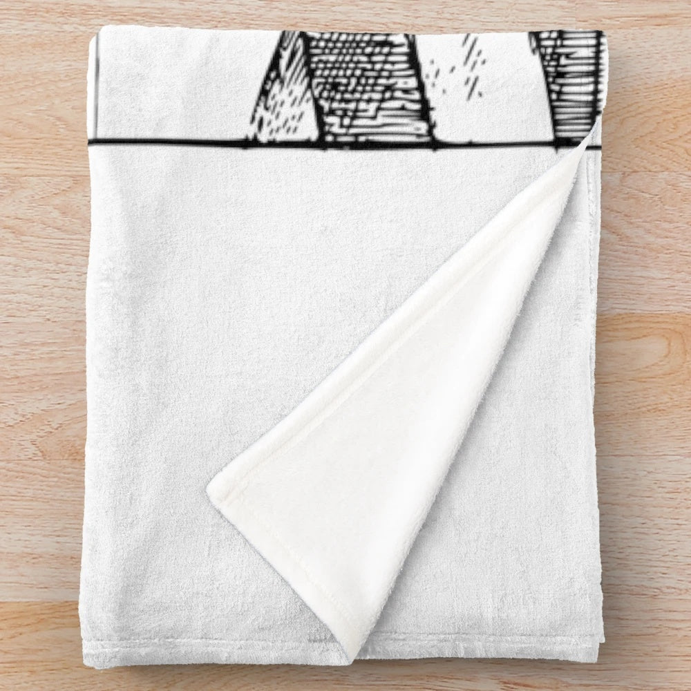 Calsettaro arts of bologna plush blanket