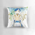Ascendance of a Bookworm Rozemyne Fantasy Library Pillow with crest, logo, and book design