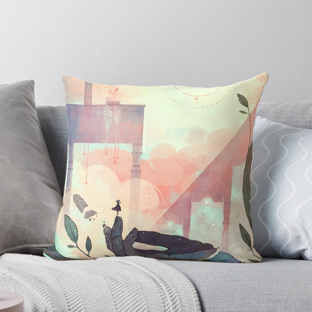 Ascension Fantasy Pillow with Gris Game Inspired Design