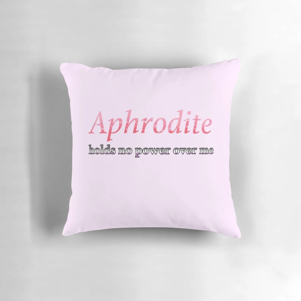 Asexual pride-themed Aphrodite pillow from Overly Sarcastic Productions