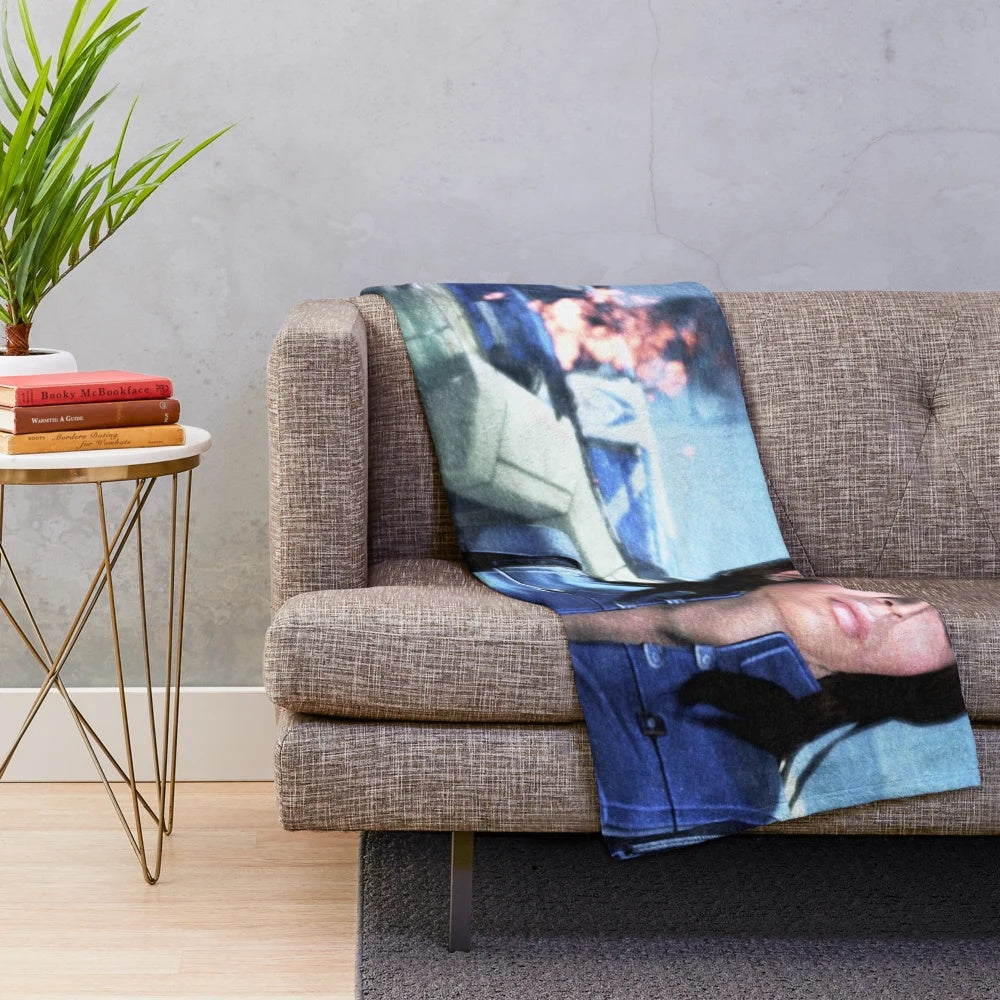 Ashley Williams inspired Mass Effect plush blanket with digital artwork