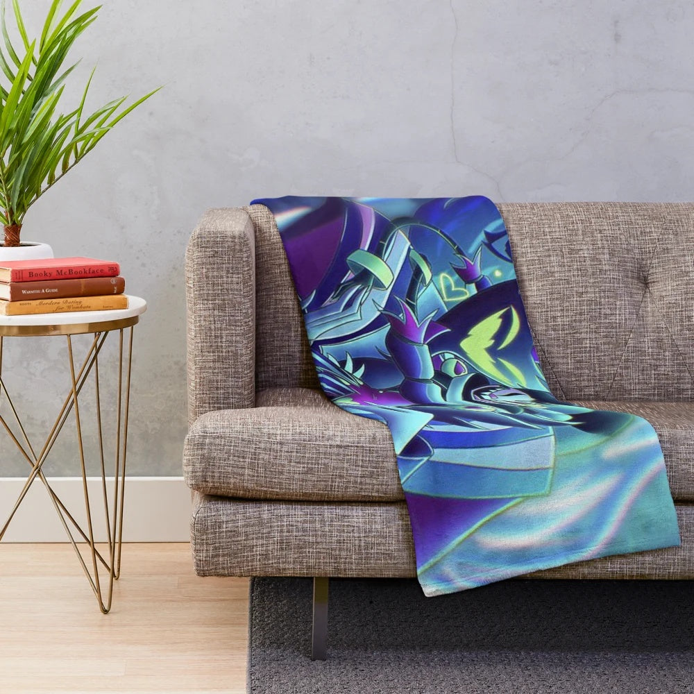 Asmodeus Helluva Boss Themed Plush Blanket