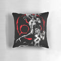 A Spooky Silent Hill Homecoming Inspired Pillow with Pyramid Head and Creepy Doll Motifs