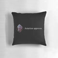 Astarion the vampire from Baldur's Gate 3 approving a cozy pillow design