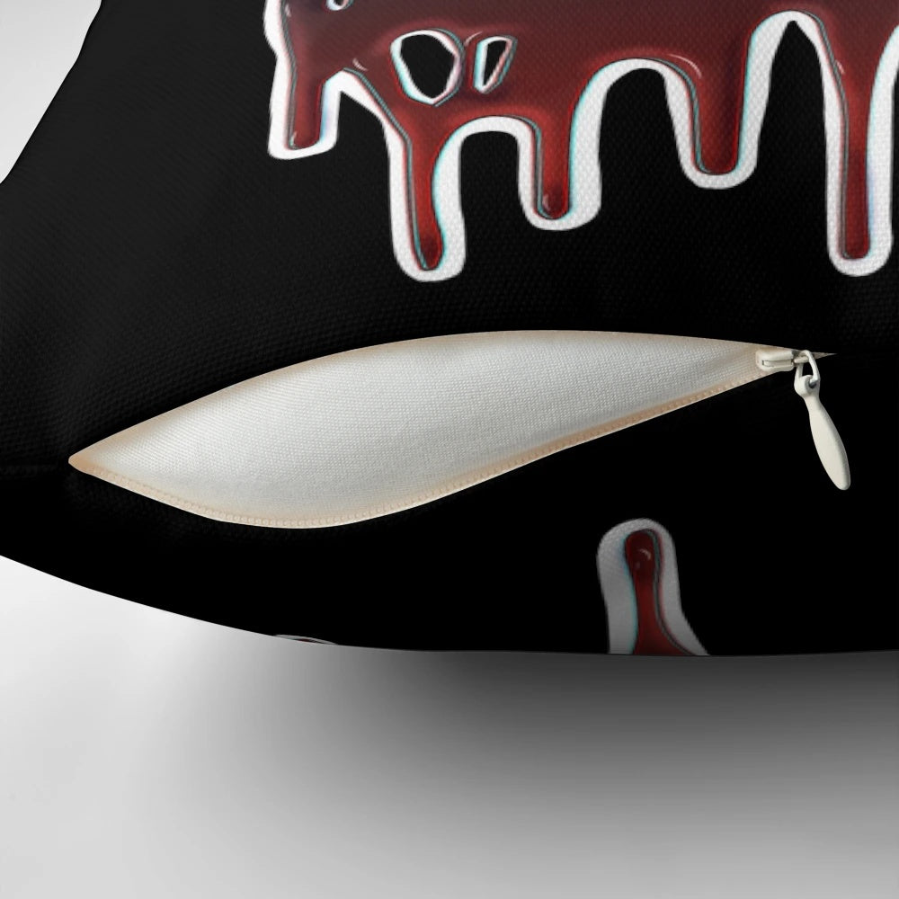 Astarion-inspired fantasy pillow featuring a high elf vampire design