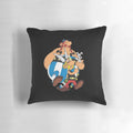 Asterix and Obelix logo printed on a soft, comfortable pillow
