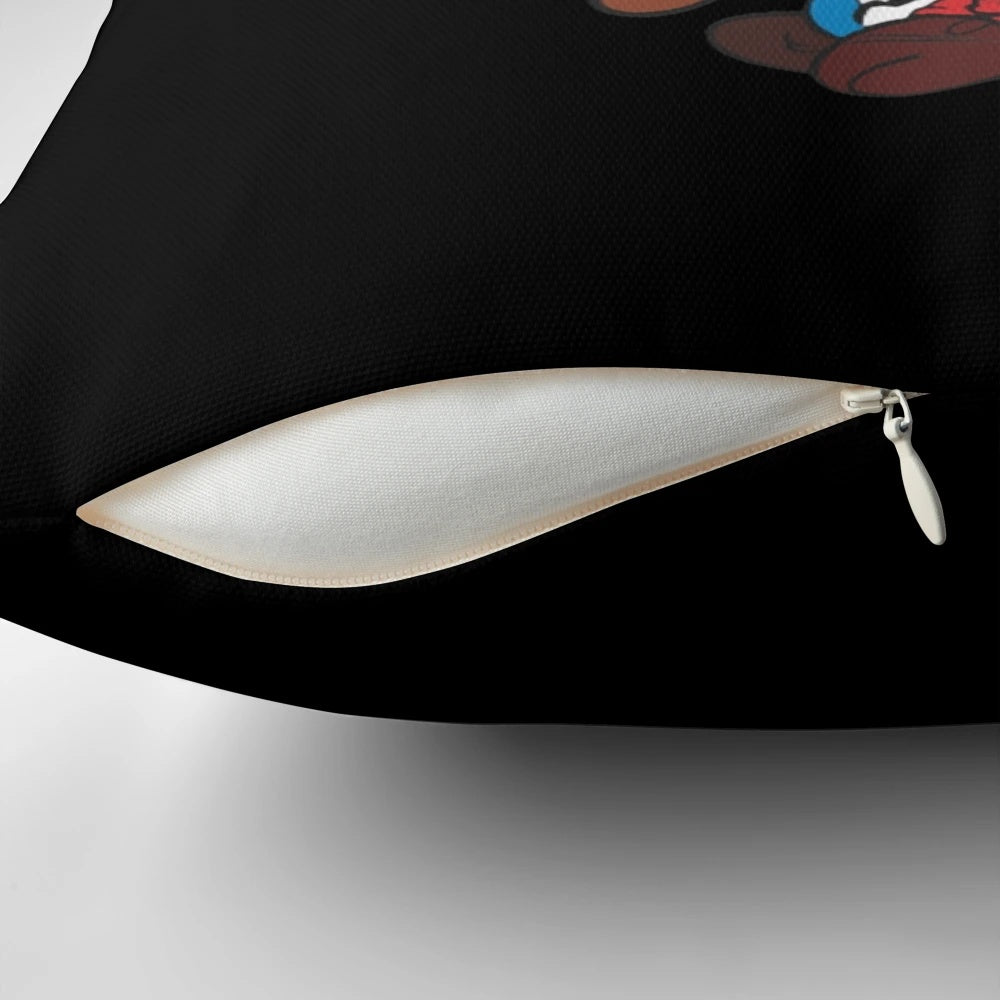 Asterix and Obelix logo printed on a soft, comfortable pillow