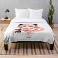 Astolfo-themed plush blanket for anime fans