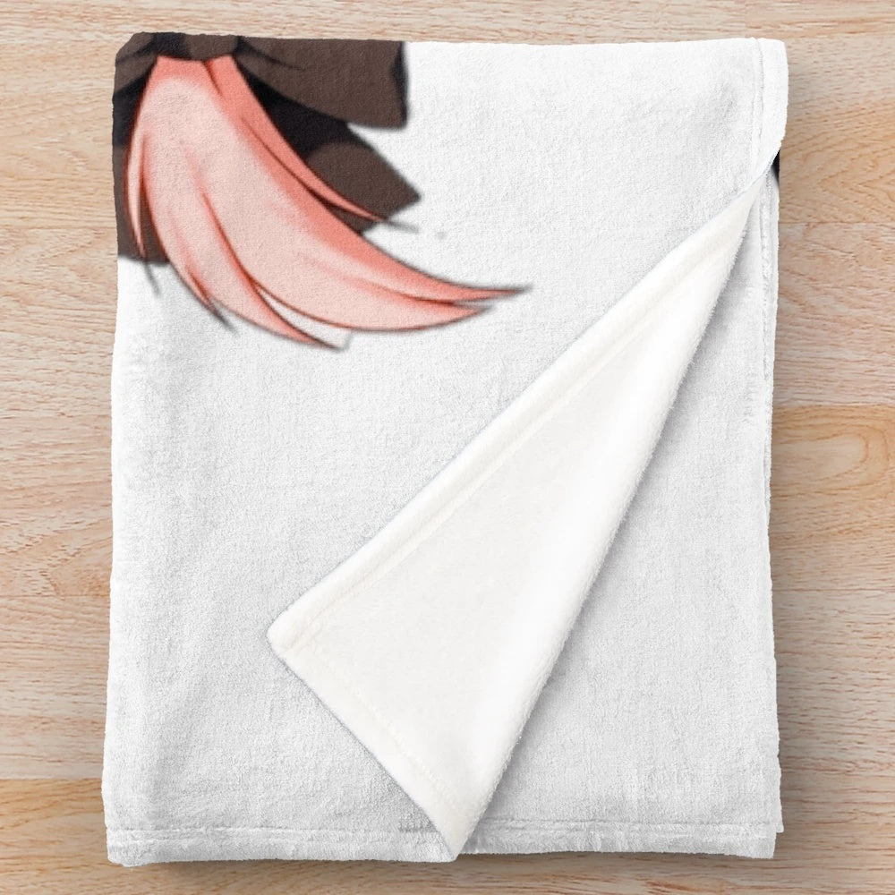 Astolfo-themed plush blanket for anime fans