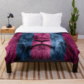 Aston Villa Lion Plush Blanket - Soft and Cozy Home Decor for Football Enthusiasts
