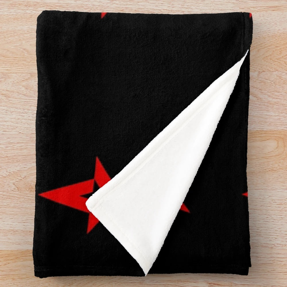 Astralis CSGO themed plush blanket with team logo and player names