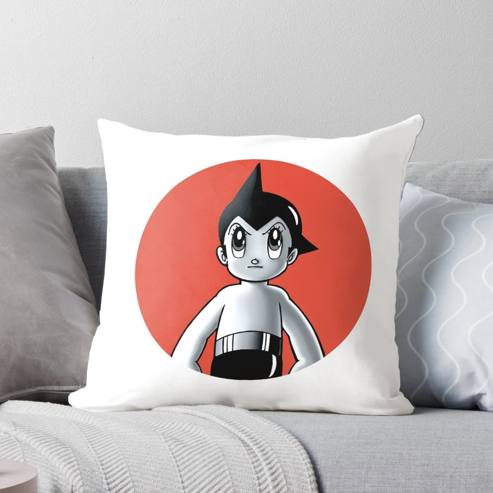 Astro Boy - Mighty Atom (Tetsuwan Atom) inspired pillow featuring the iconic character design