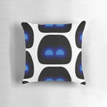 Astrobot-themed decorative pillow with a futuristic and space-inspired design