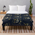 FFXIV Astrologian-themed plush blanket with job class design