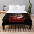 Asuka Langley Soryu inspired anime plush blanket featuring the popular character from Neon Genesis Evangelion
