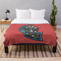 Atabey Taino Symbol Puerto Rican Plush Blanket