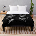 Ateez Signatures Plush Blanket for Ateez Fans