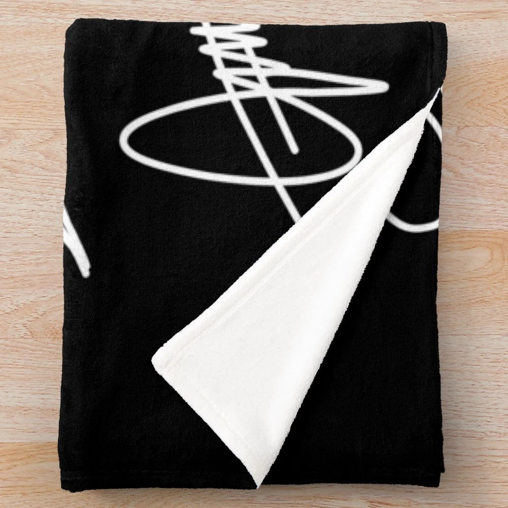 Ateez Signatures Plush Blanket for Ateez Fans