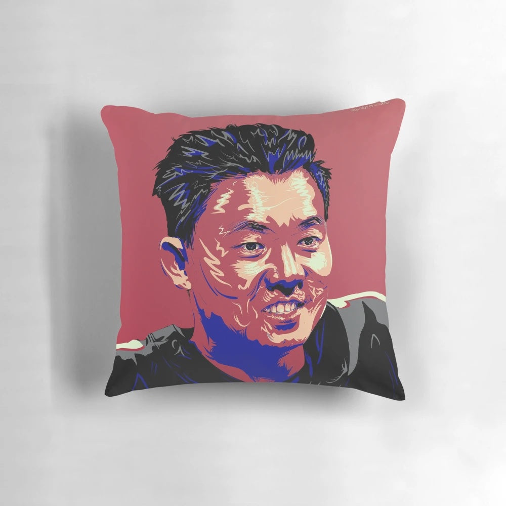 Younghoe Koo Falcons Kicker Pillow, perfect for Atlanta Falcons fans and sports enthusiasts