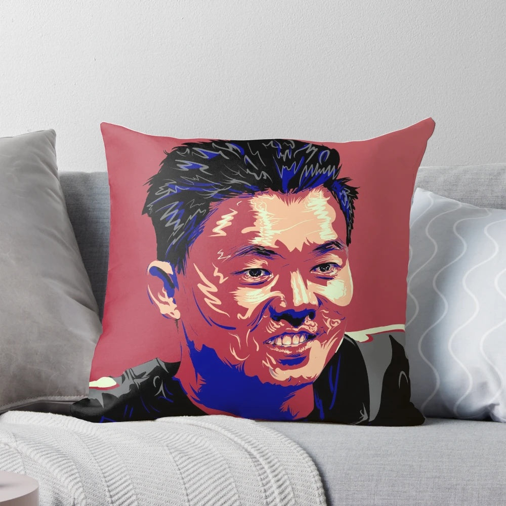 Younghoe Koo Falcons Kicker Pillow, perfect for Atlanta Falcons fans and sports enthusiasts