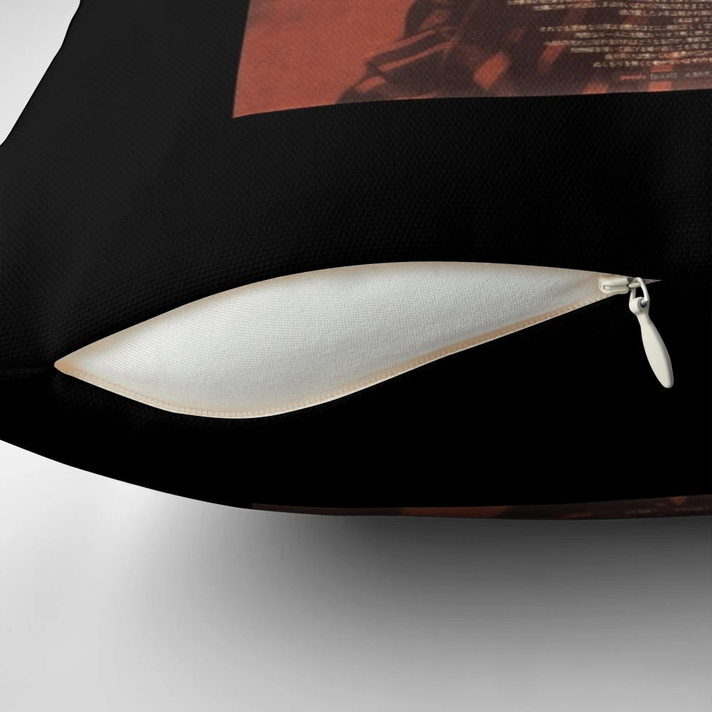 Atsushi Sakurai of the Japanese rock band Buck Tick on a decorative throw pillow