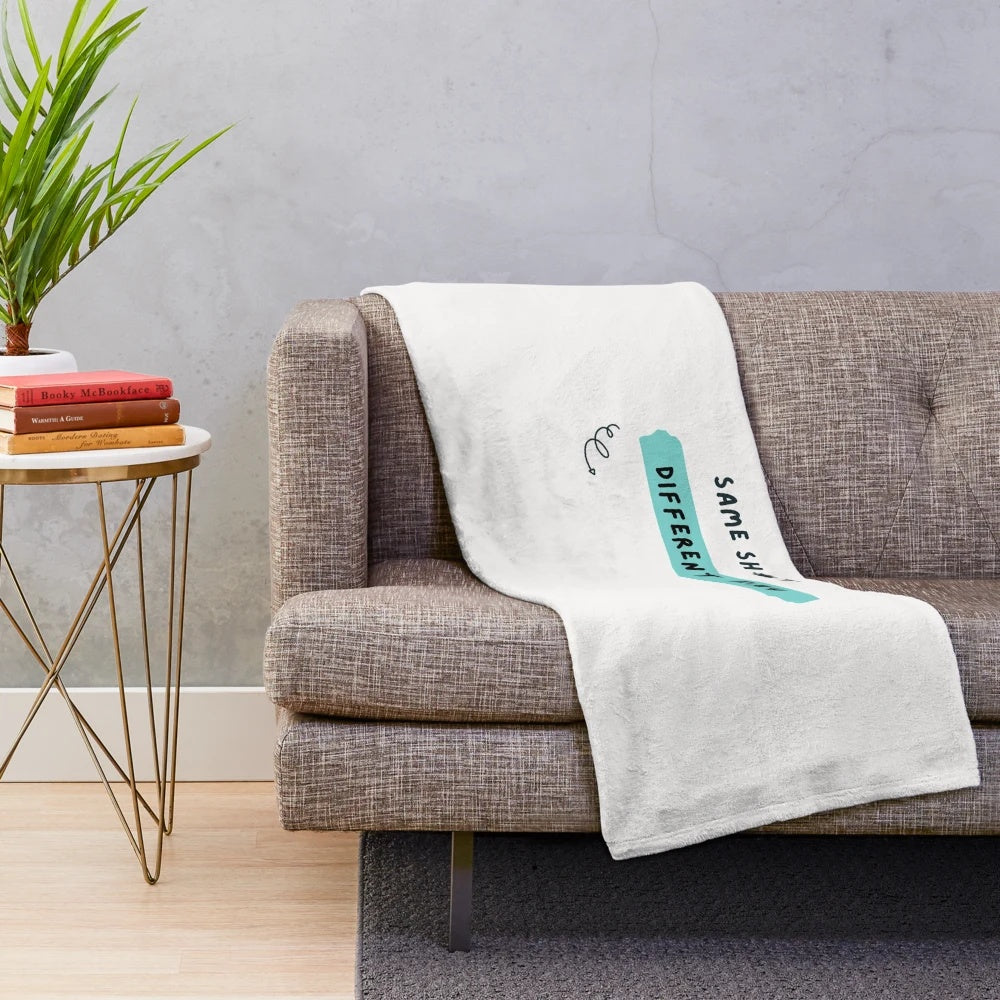 Attitude Plush Blanket featuring a fun and expressive design
