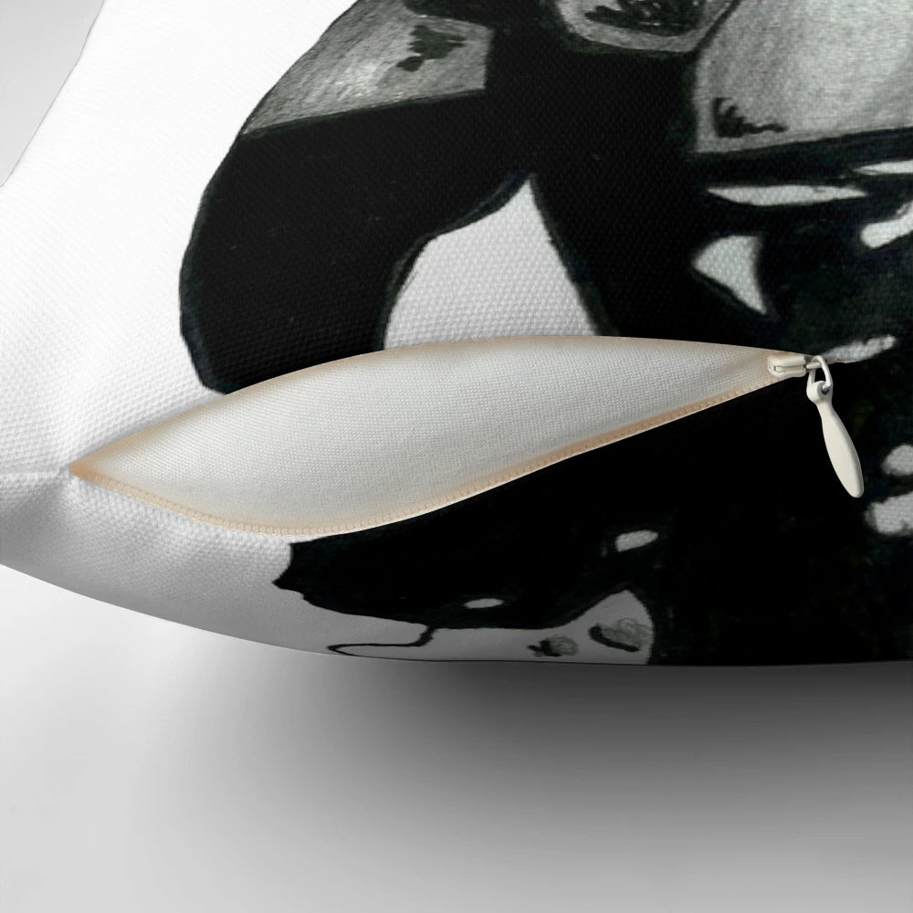 Audrey Hepburn Inspired Breakfast at Tiffany's Throw Pillow